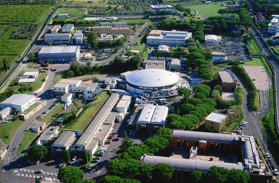 Vista aerea dei LNF