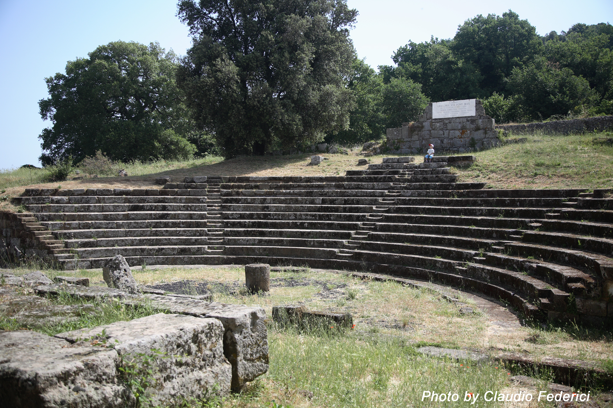 The ruins of Tusculum: view of the theatre.