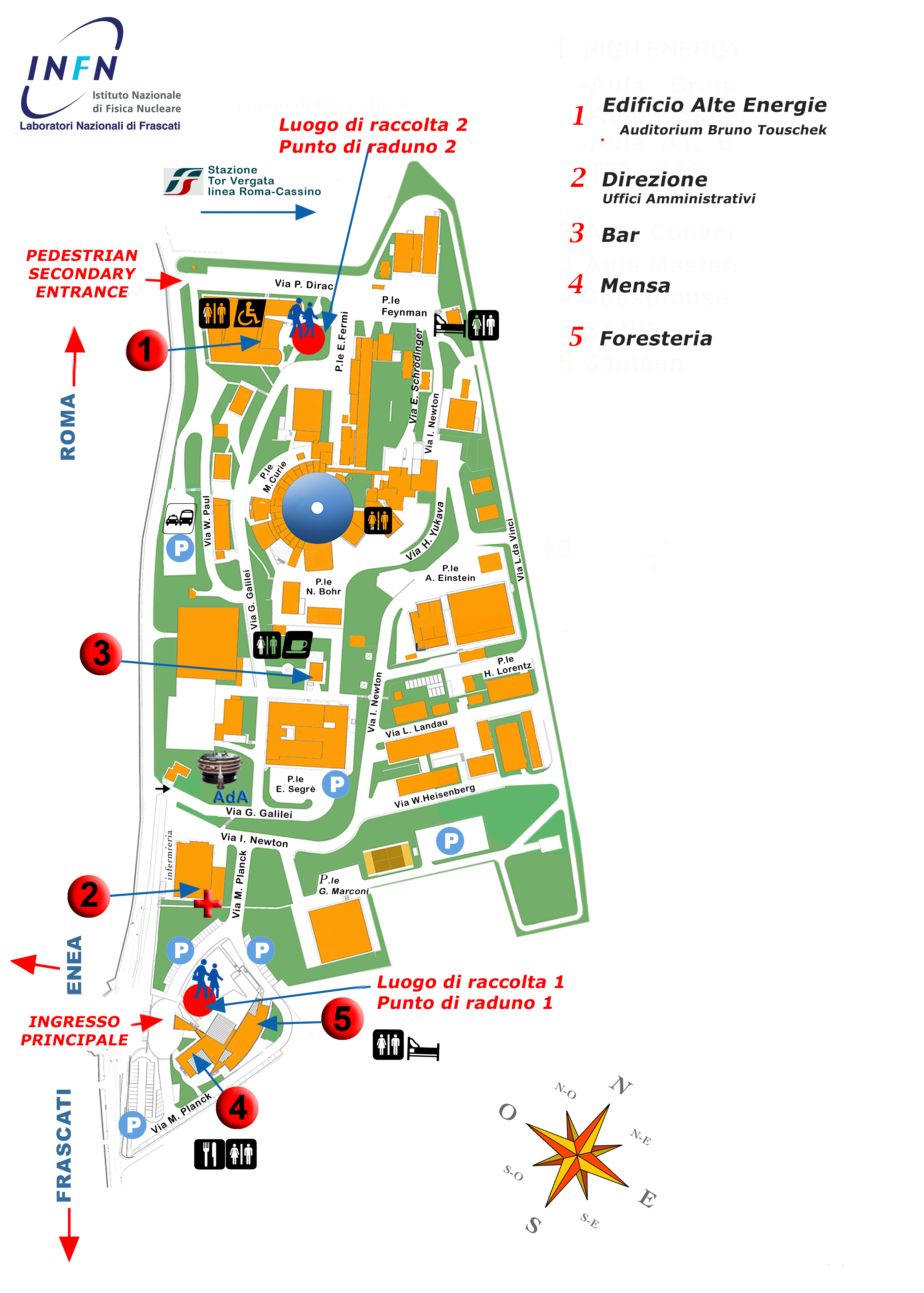 Mappa dei laboratori