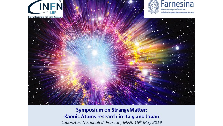 Symposium on StrangeMatter: Kaonic Atoms research in Italy and Japan