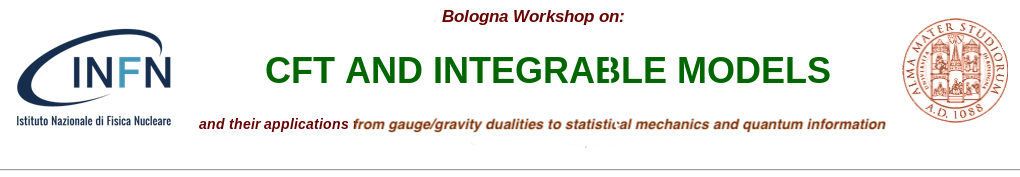 10th Bologna Workshop on Conformal Field Theory and Integrable Models